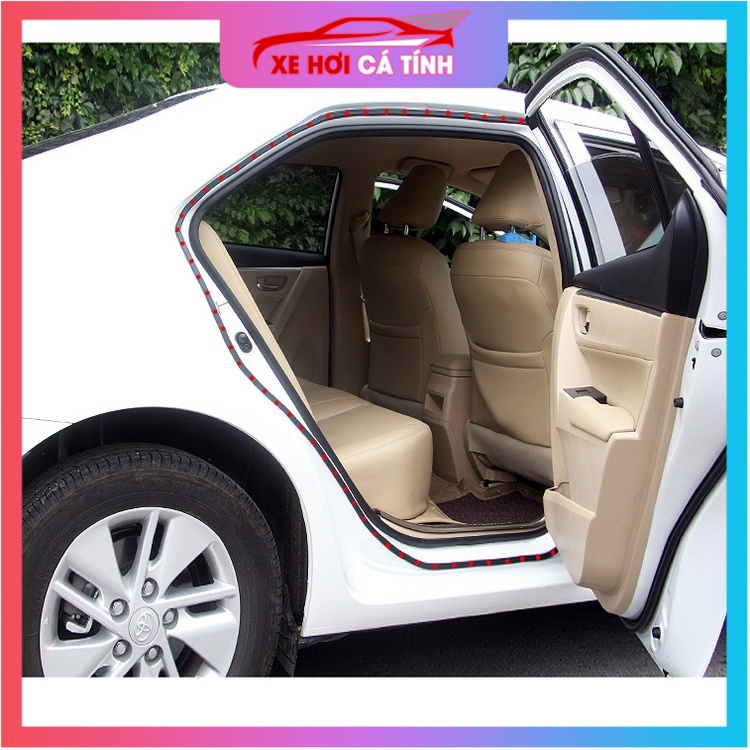 Gioăng D chống ồn 14*12mm,chống bụi dán mép cửa ô tô