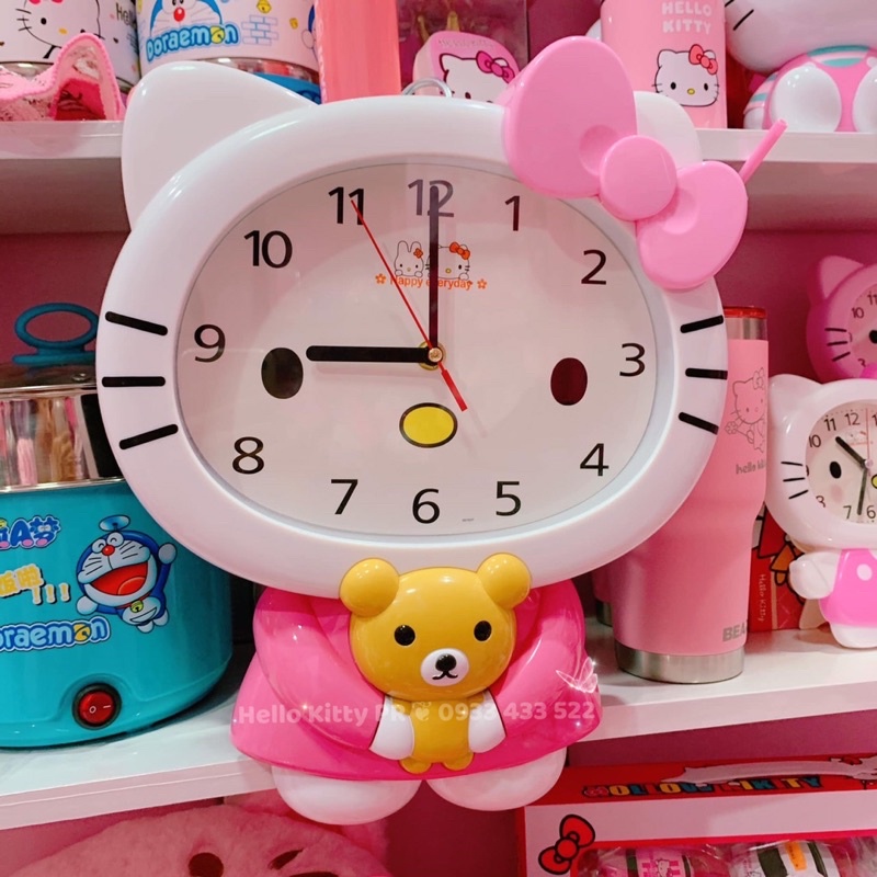 Đồng hồ treo tường HELLO KITTY