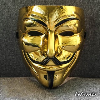 Mặt Nạ Hacker VÀNG BÓNG VÀNG GOLD 2021