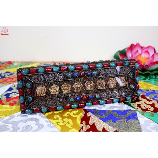 KINH GIẢI THOÁT ĐÍNH HẠT NEPAL 25CM x 7cm