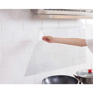 Khô 5 mét dài 60cm rộng decal dán bếp trong suốt HGD97