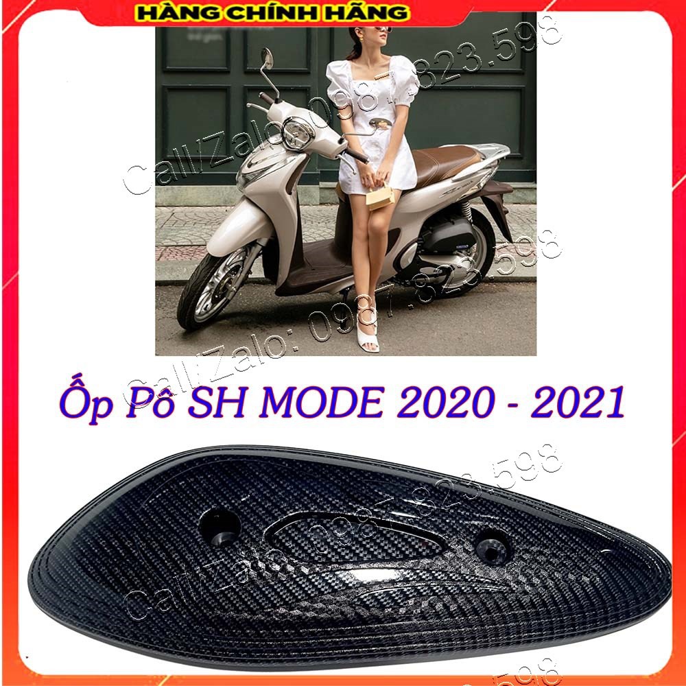 Ốp Pô Carbon SH Mode 2020 - 2021-22 Chính Hãng Artistar ( Dùng Cho Xe Mới Ra OK)