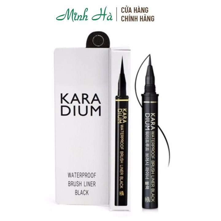 Kẻ mắt nước Karadium Waterproof Brush Liner Black
