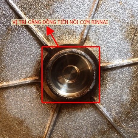 Đồng tiền nồi cơm ga Rinnai R10