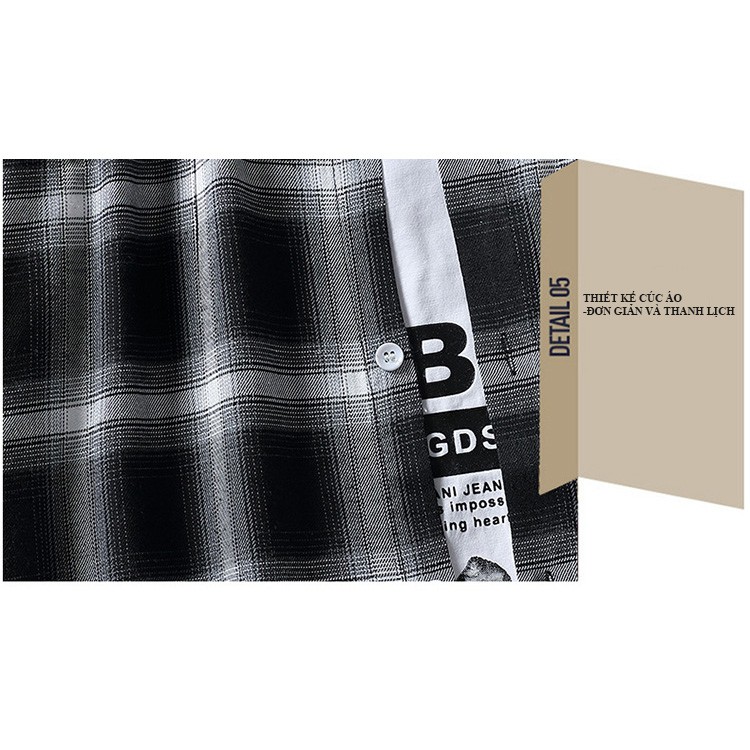 Áo sơ mi kẻ sọc áo sơ mi nam ⚜️FREESHIP⚜️ tay ngắn xu hướng Hàn Quốc mới 2020