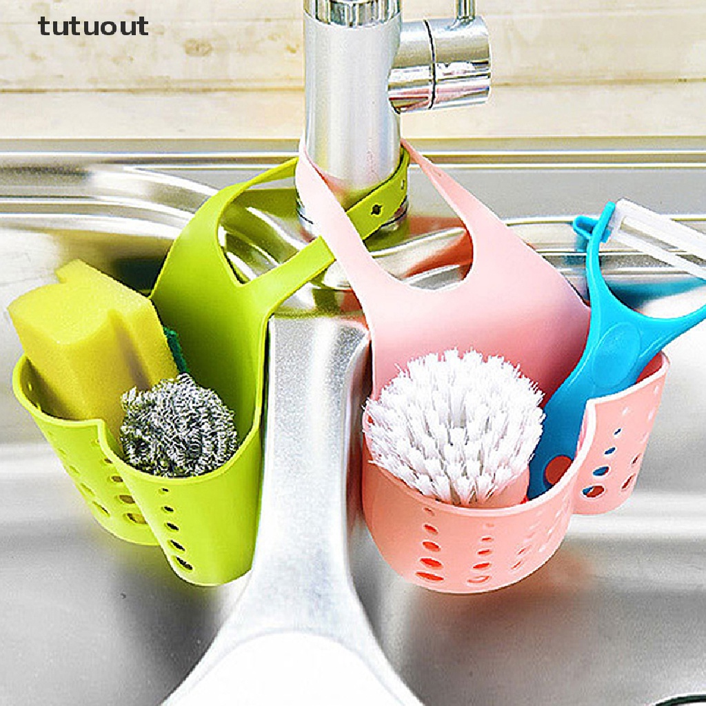 Túi treo xà phòng / mút rửa chén bằng Pvc thiết kế thoát nước tiện dụng