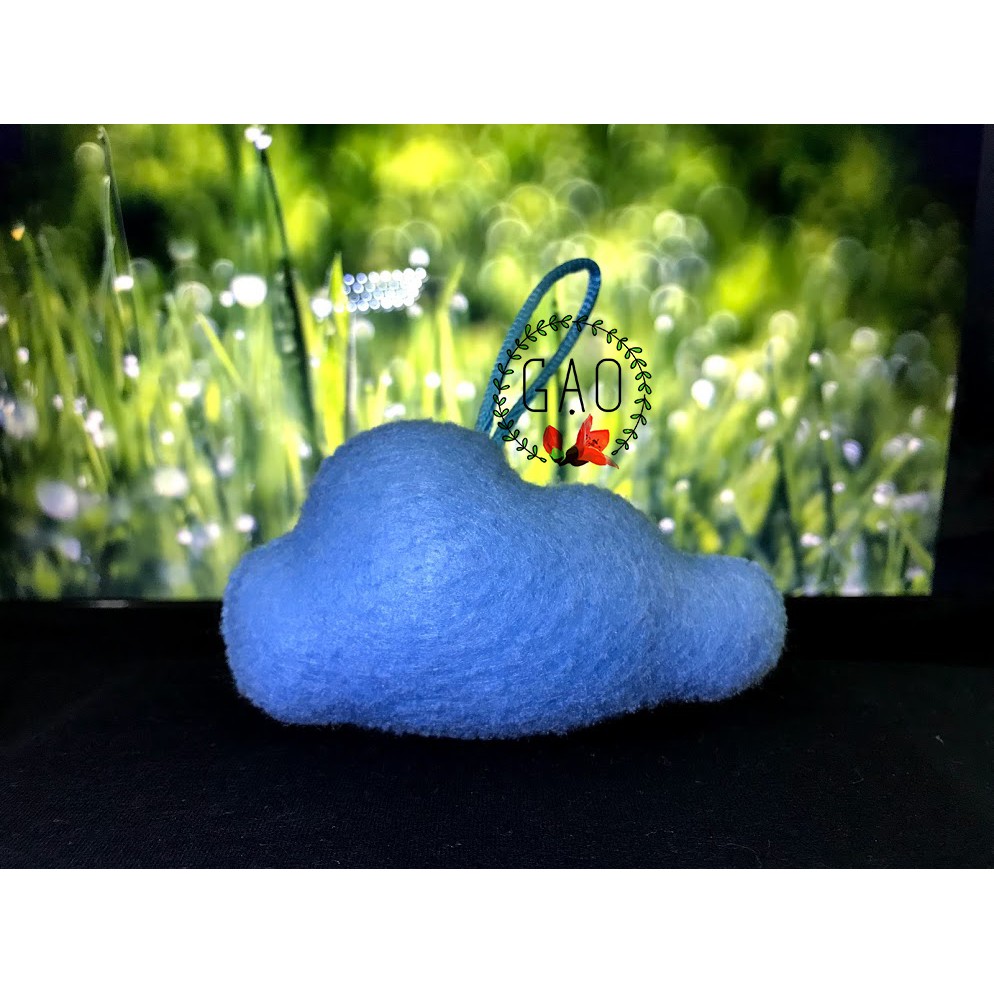 Móc khoá, treo nôi Đám Mây - handmade siêu cute