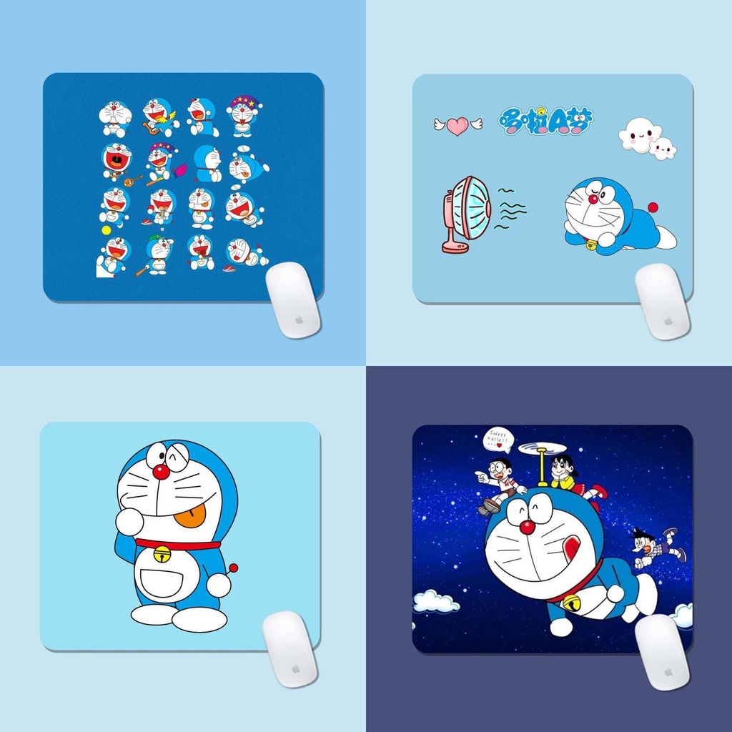 tấm lót chuột Miếng Lót Chuột Bàn Phím Hình Doraemon Dễ Thương