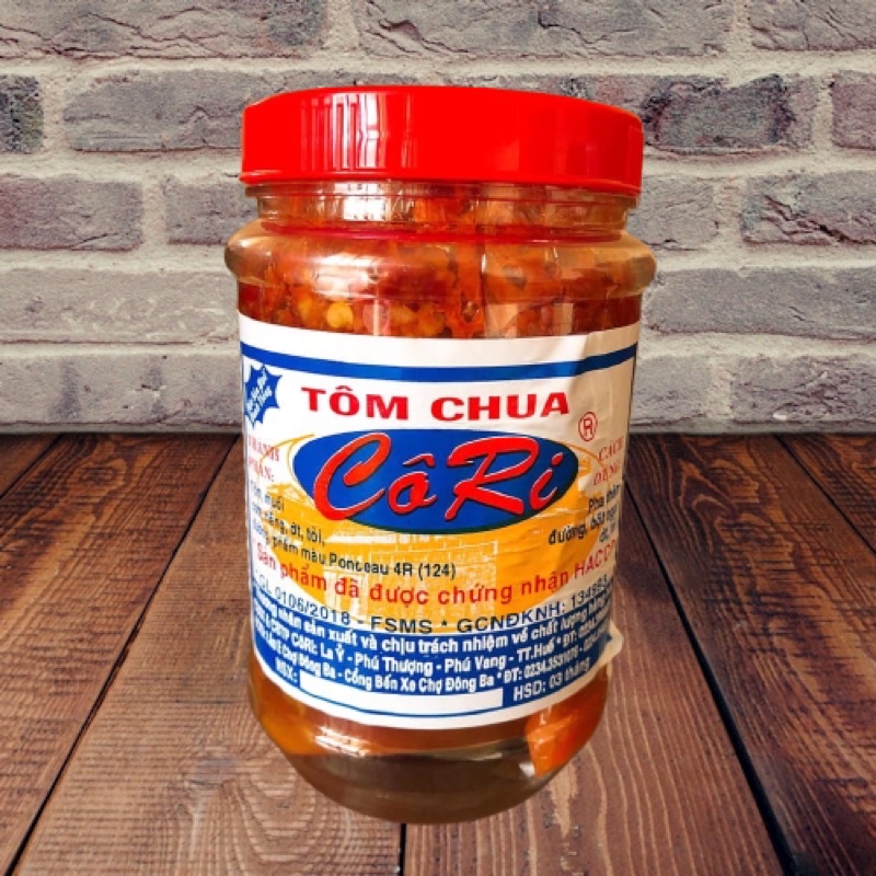 Tôm chua Cô Ri 500g - Đặc sản Huế