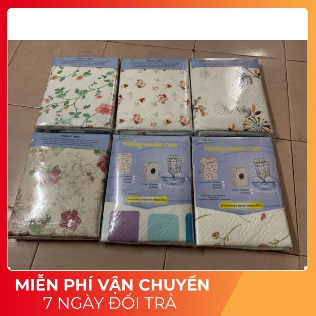 Bao trùm máy giặt(hoặc bọc máy giặt) cửa trên và cửa ngang 7kg-9kg loại dày (hình thật shop chụp)
