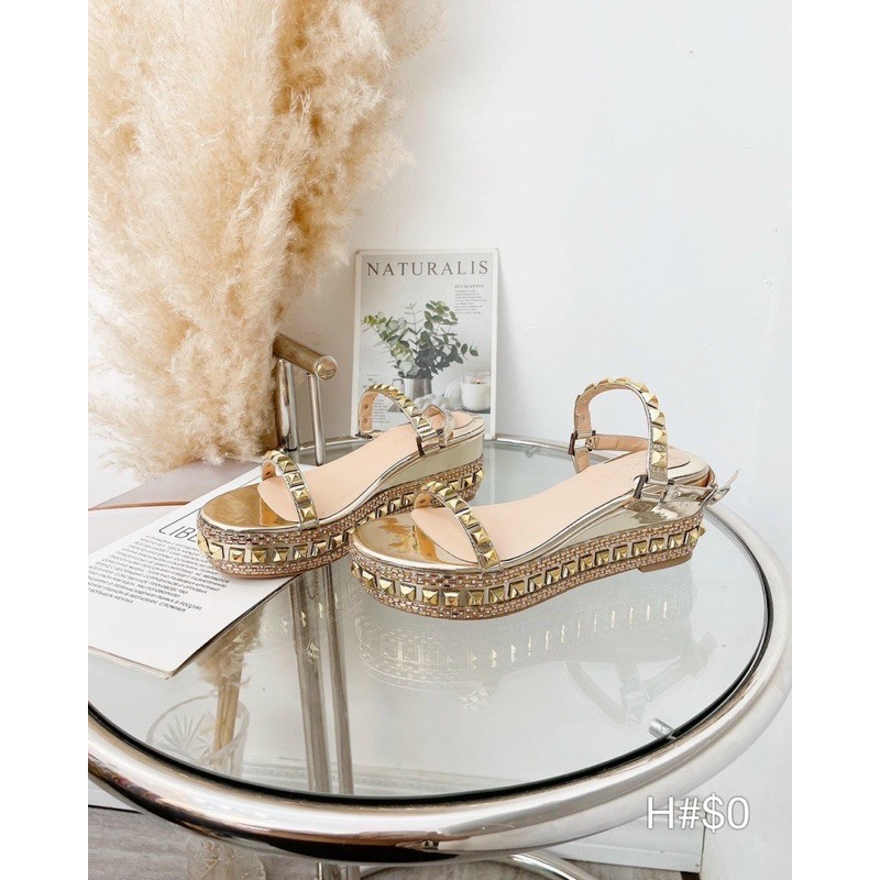 SANDAL XUỒNG ĐINH VIỀN ĐÁ FULLBOX