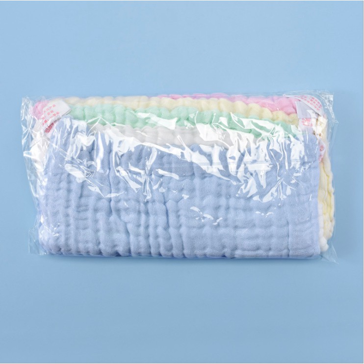 Khăn sữa xô 6 lớp rửa mặt loại dày siêu mềm thấm hút tốt dành cho bé KH06