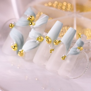 Bi nail trang trí móng vàng bạc