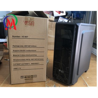 Case VSP V3-607 Gaming-Trong Suốt