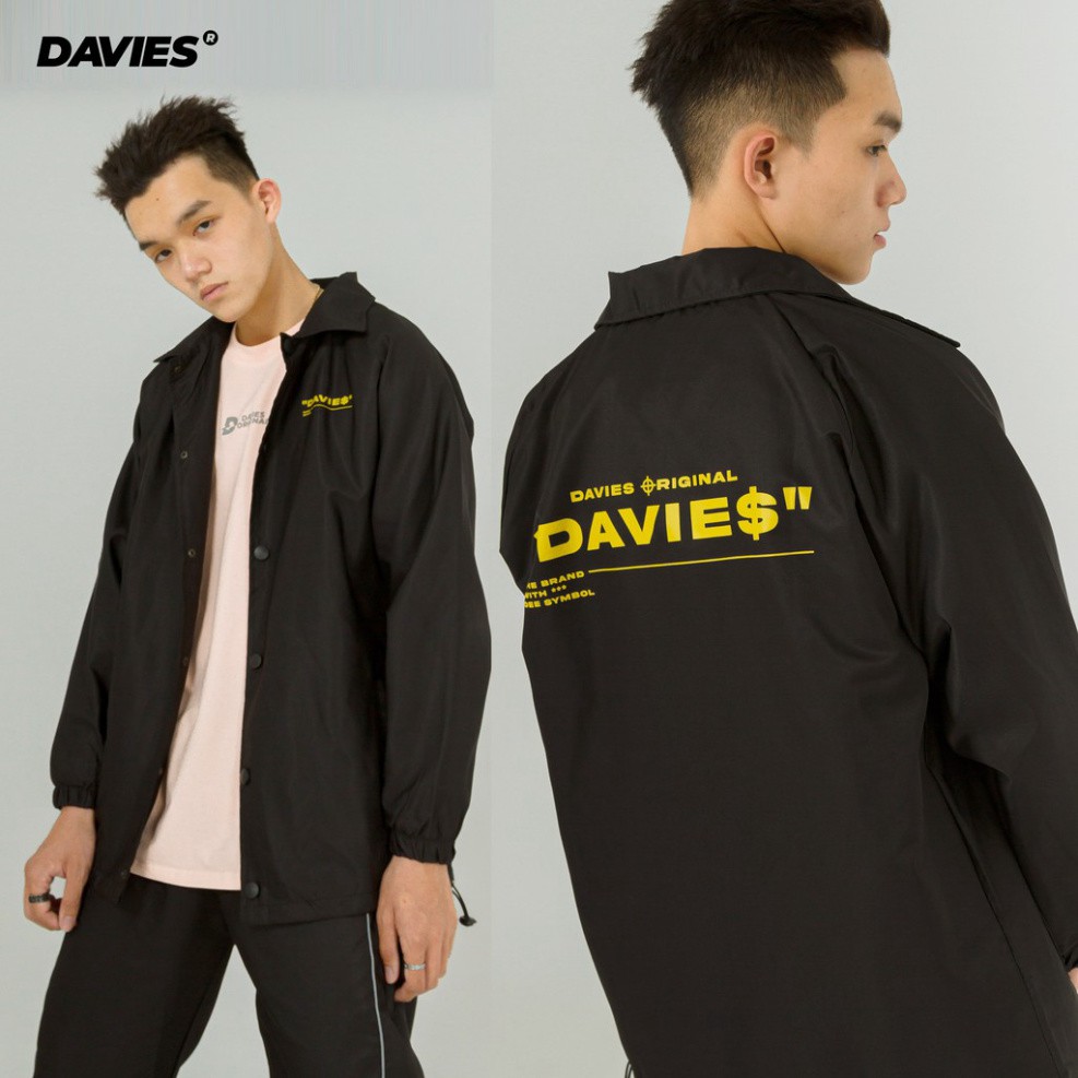 Áo khoác dù cổ bẻ basic form rộng Under - Jacket local brand DAVIES