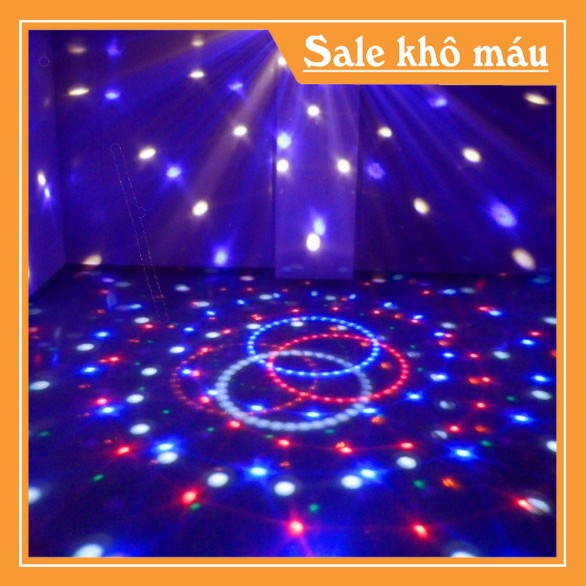Đèn Led Xoay Vũ Trường Laser 7 Màu, Đèn Sân Khấu, Vũ Trường, Bar, Dành Cho Dân Bay - ngaanh_shop