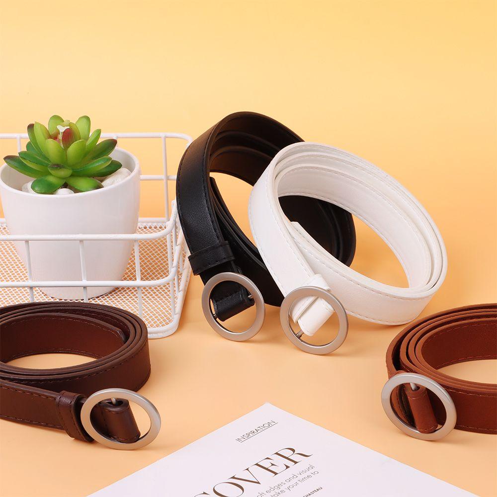 Dây Nịt Da Thời Trang Nữ Sang Trọng|Khóa Tròn