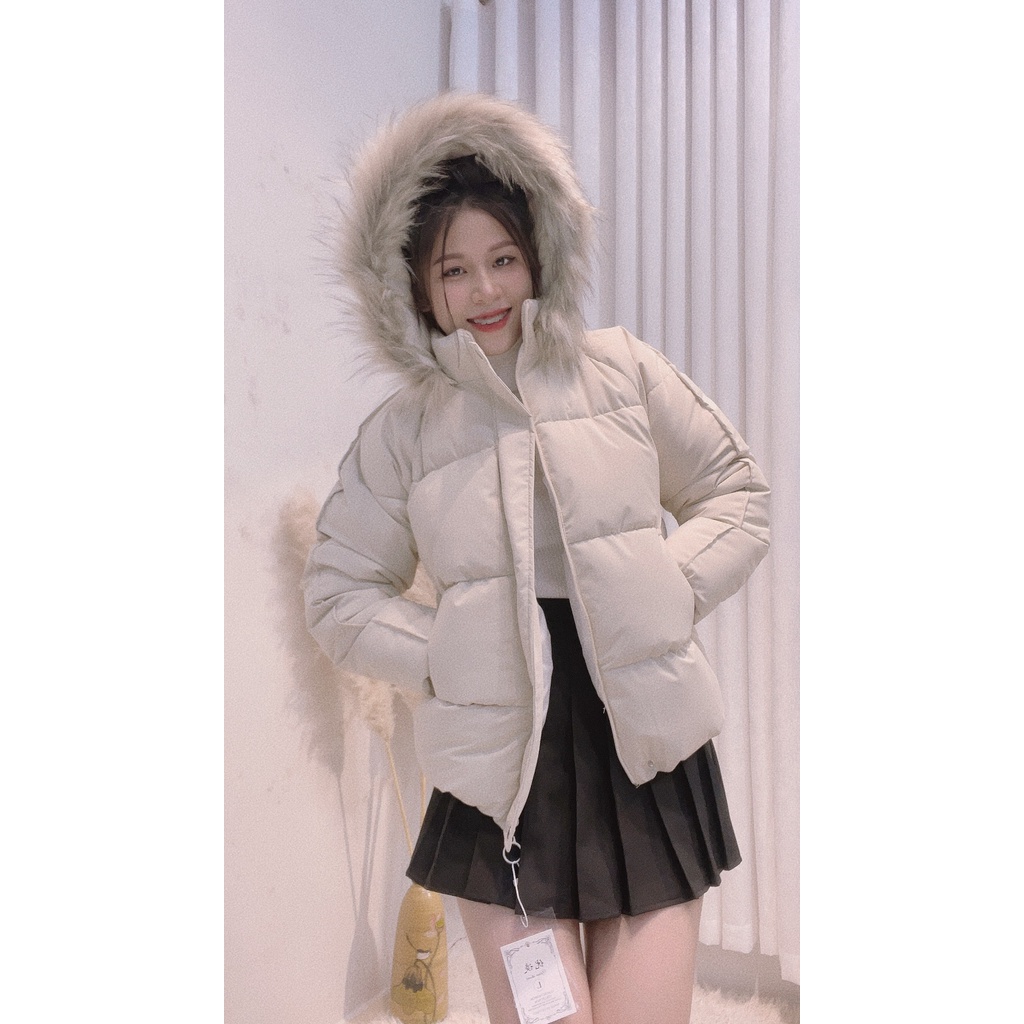 Áo Phao béo hàng loại 1 kèm mũ form dày dặn. sẵn đủ màu | BigBuy360 - bigbuy360.vn