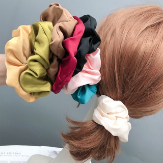Dây Cột Tóc Vải Scrunchies Phi Bóng