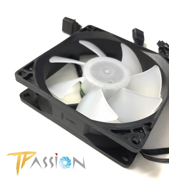 Quạt tản nhiệt Fan case 9cm Cooler Snowman 9025 ARGB - Tốc cao 2000rpm, 4Pin điều tốc PWM, quay êm, hiệu ứng LED Rainbow