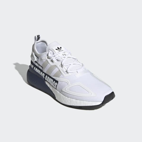 Giày thể thao nam Adidas ZX 2K Boost 'Bold Logo Graphic - White Navy' FX7036