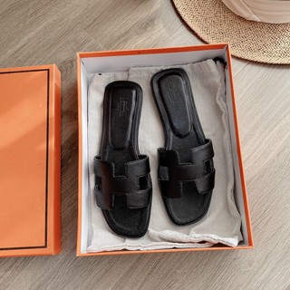Dép H đen hàng full box ( hàng sẵn )