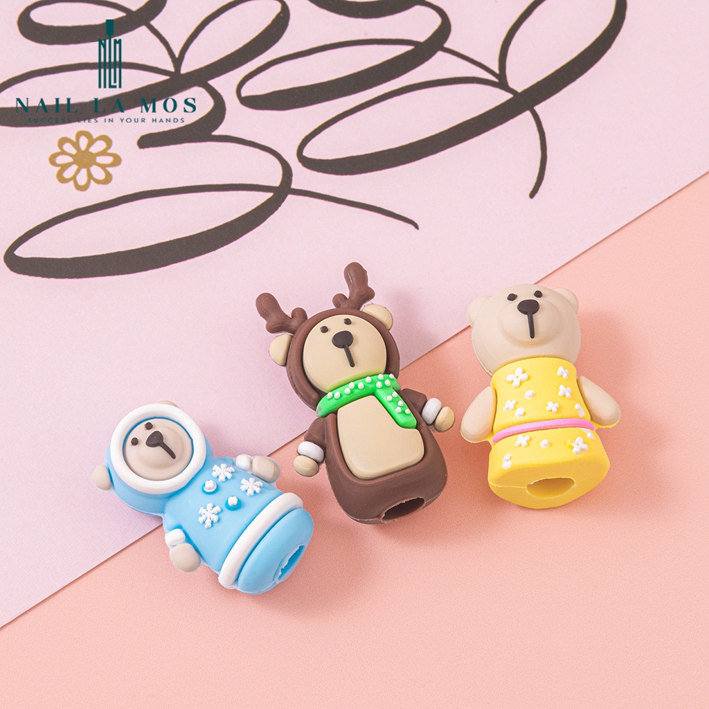 Bọc đầu kìm hình thú cute - Bọc bảo vệ đầu kềm silicon chuyên dụng cho dân làm móng
