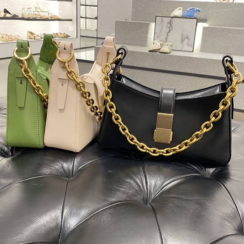 Túi Đeo Vai Phối Dây Xích Kim Loại Thời Trang Dành Cho Nữ 20781726-1 20781463