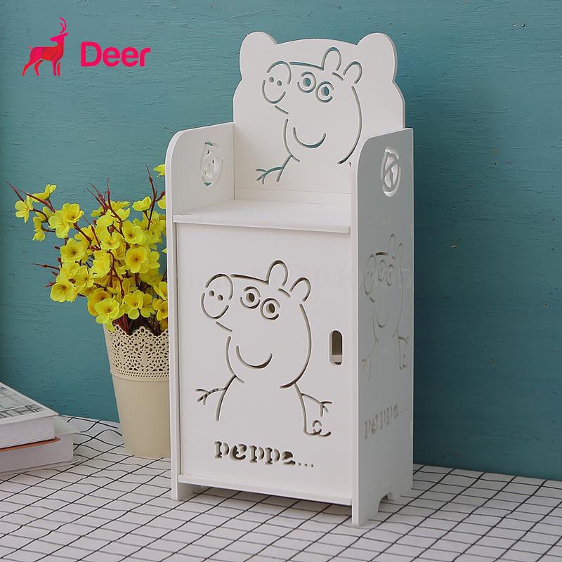 Tủ Đầu Giường Họa Tiết Peppa Dễ Thương - Deer Decor