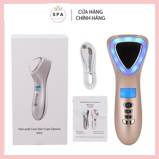 Máy chăm sóc da nóng lạnh blk- d002 điện di tinh chất trị liệu ánh sáng sinh học