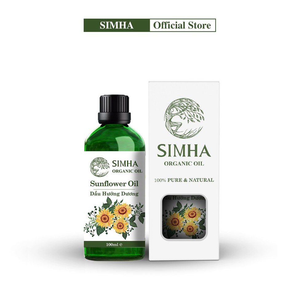 Dầu Hướng Dương SIMHA dưỡng ẩm tự nhiên loại 100ml