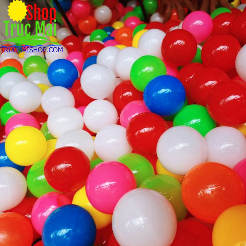 Túi 50 bóng loại 1nhiều màu sắc cho bé thỏa sức vui chơi