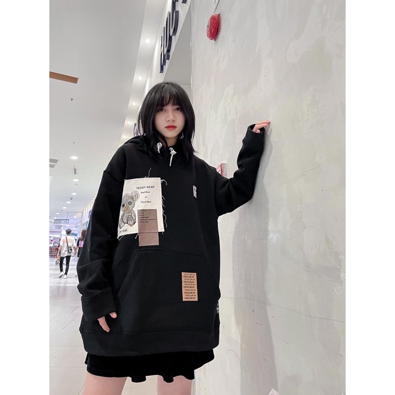 Hoodie Gấu Teddy  (2 Màu)