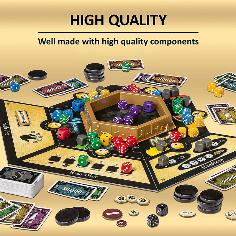 Bộ trò chơi board game Las Vegas hoàng gia