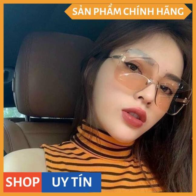 ❌FULLBOX HÃNG❌MẮT KÍNH MÁT KÍNH RÂM NỮ CAO CẤP HOT TREND KHÔNG VIỀN GỌNG KIM LOẠI | BigBuy360 - bigbuy360.vn