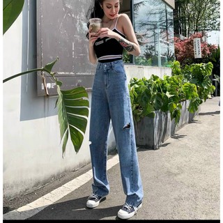 Quần baggy jean rách đậm chất full ngầu, mốt thời nay được nhiều bạn trẻ ưa chuộng, mang lại cho người mặc nét trẻ trung