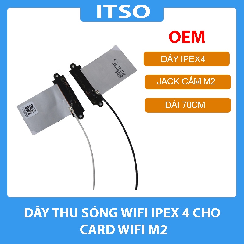 Dây thu sóng wifi anten IPEX4 70cm (một cặp)