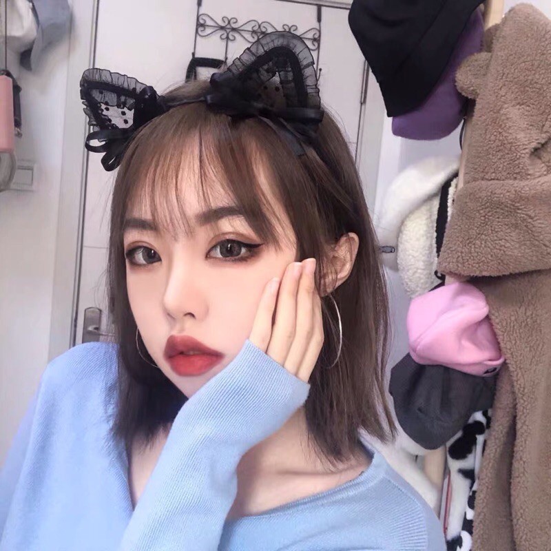 Bờm tóc - Cài Tóc - Băng đô ren nơ xinh xắn 336