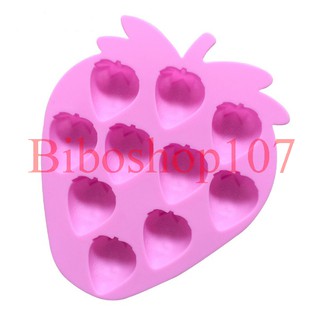 Khuôn Silicon hình dâu tây