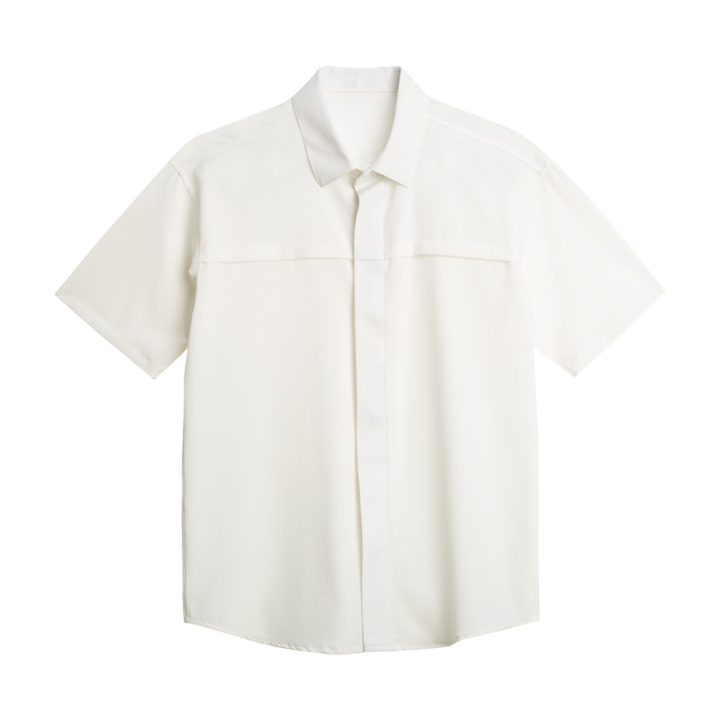 Áo sơ mi nam ngắn tay phong cách thời trang hàn quốc vãi mịn không nhăn AUTOMAN A18