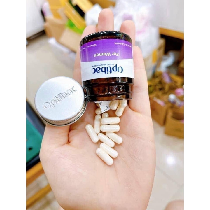 Men vi sinh Optibac tím Optibac Probiotics For Women, UK Anh Quốc cho phụ nữ và mẹ bầu