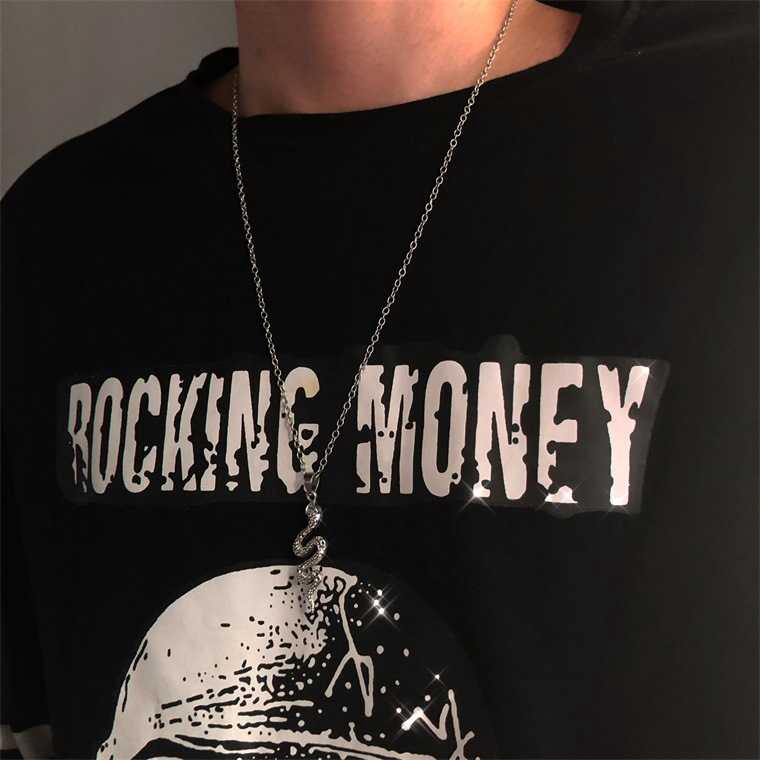 Dây Chuyền Mặt Hình Rắn Phong Cách Hip Hop 2835