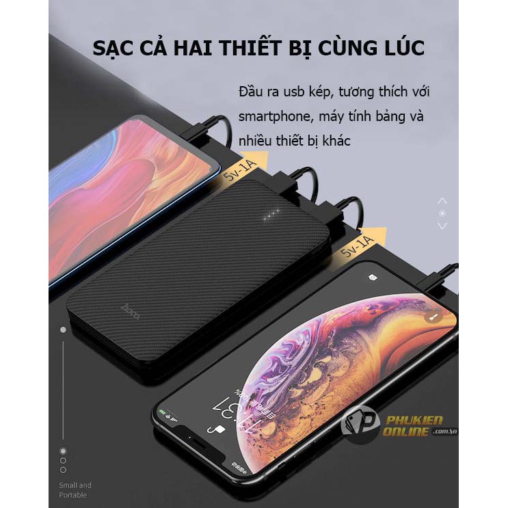 [ SIỂU PHẨM ] - Sạc Dự Phòng Hoco B37 - Dung lượng 5.000 mAh hàng chính hãng.