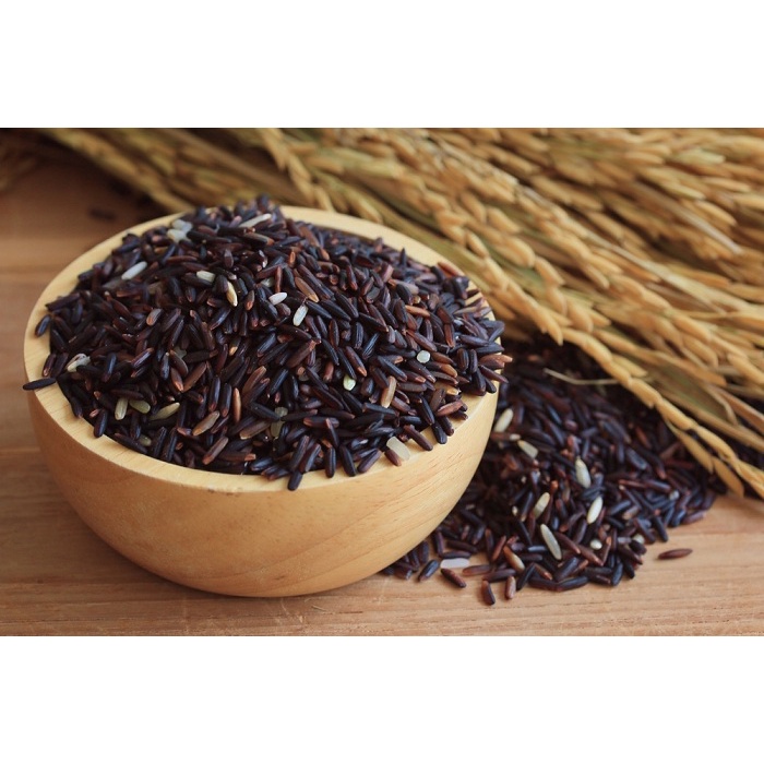 Gạo lứt đen hữu cơ Điện Biên loại đặc biệt thơm ngon người ăn kiêng giảm cân - Gạo mềm dẻo nhiều dinh dưỡng cao túi 1kg