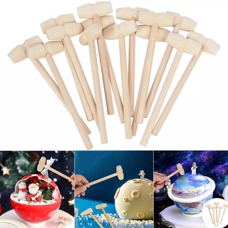 Búa gỗ mini gõ socola 14cm