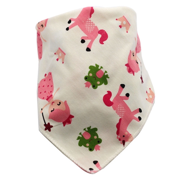 Yếm cotton in hoạt hình dễ thương cho bé