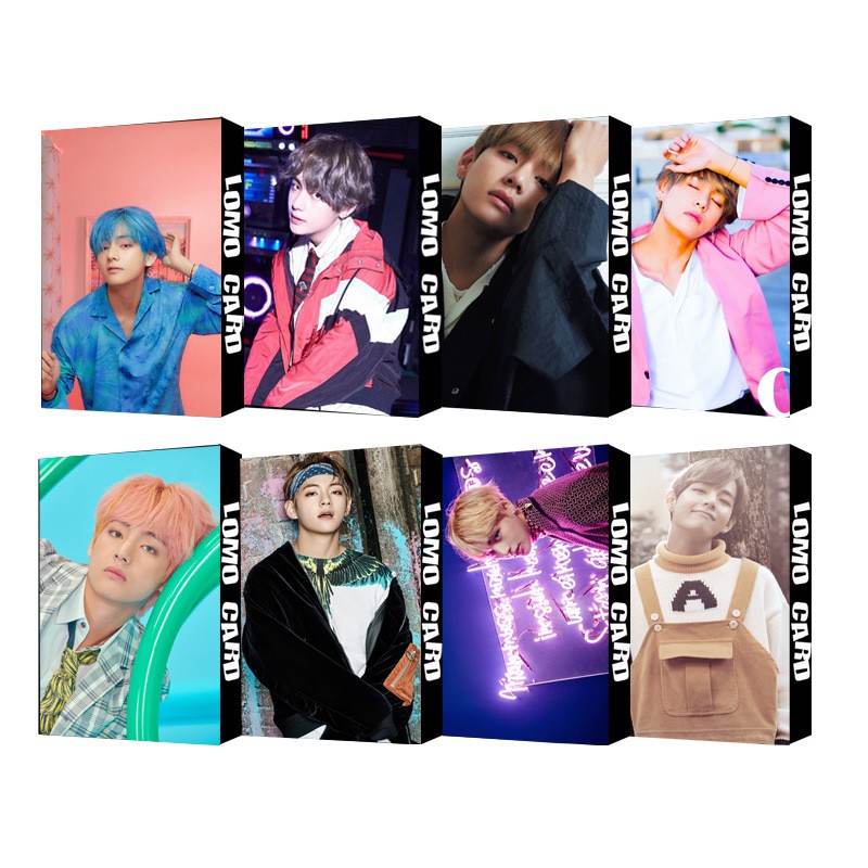 Lomo card BTS lomo bts lomo V bộ ảnh hộp 30 ảnh thẻ hình nhóm nhạc idol Hàn quốc
