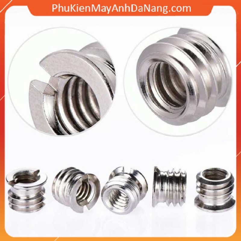 Ốc chuyển đổi vít từ 1/4 sang 3/8 inch cho chân máy ảnh