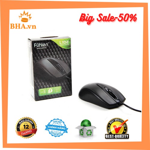 Chuột Fuhlen L102 Optical Black USB