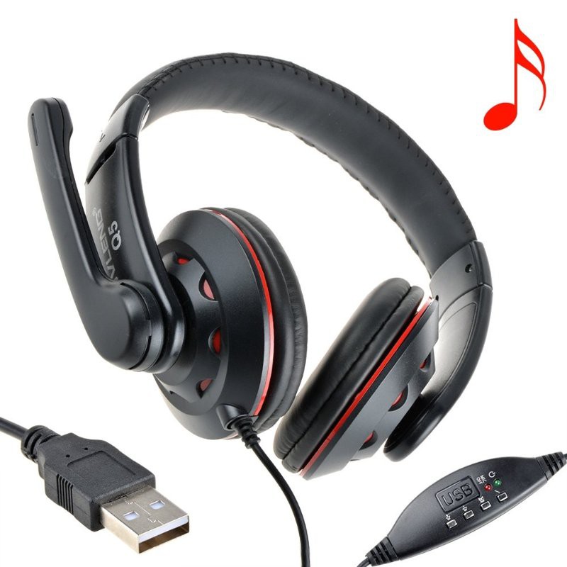 Tai Nghe Ovleng Q5 Cổng USB - Tích hợp Mic - Bảo hành chính hãng 12 tháng